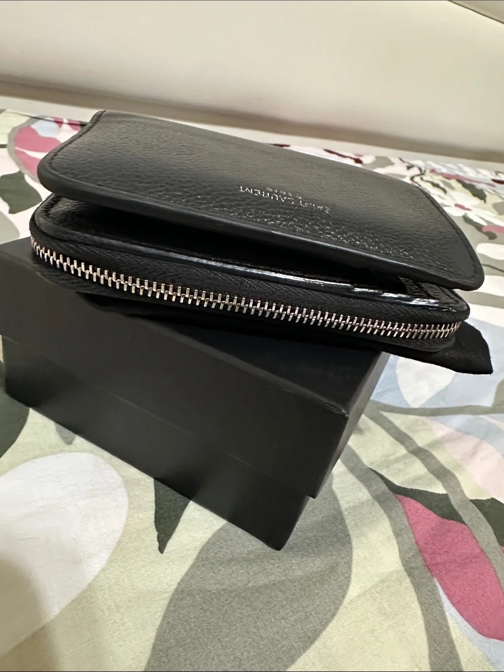 Saint Laurent compact zip